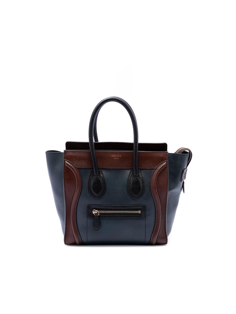 Celine Tricolor Luggage Bag Leather #366789C77B